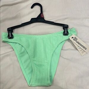 No Boundaries Mint Green Bikini Bottom